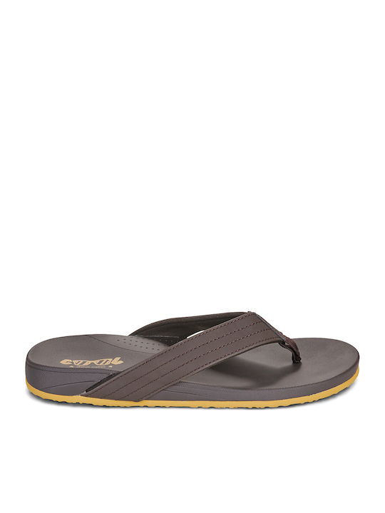Herren Flip Flops Braun