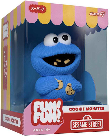Φιγούρα Sesame Street Fun Fun Vinyl Action Figure Wave 02 Cookie Monster 13 Cm