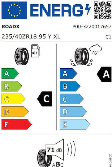 RoadX 235/40R18 95YY Sommerreifen Autoreifen