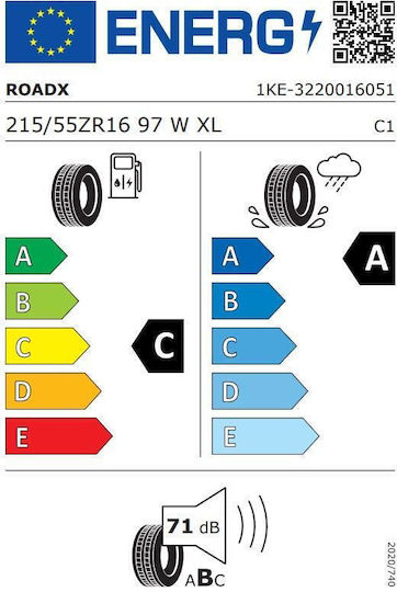 RoadX 215/55R16 97WW Anvelopă Auto De Vară