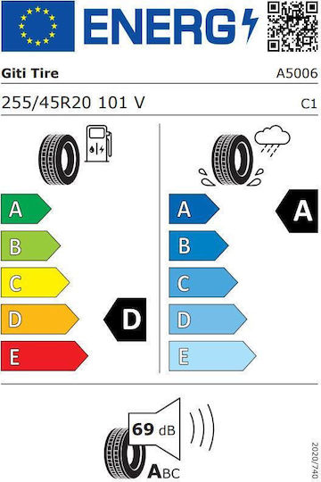 Giti P10 Runflat 255/45R20 101VV Anvelopă Auto De Vară