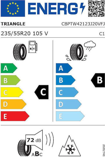 Triangle 235/55R20 105VV Winter Autoreifen