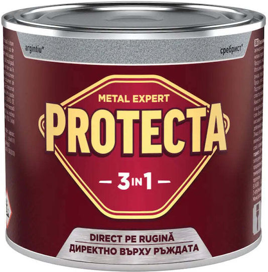 Vopsea Email 3 În 1 500 Ml Culoare Argintie Închisă Protecta