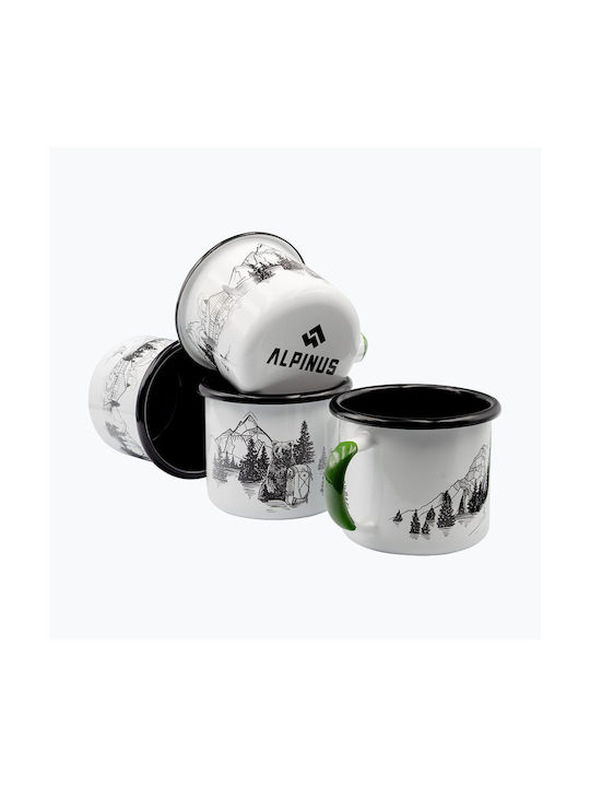 Alpinus White Ceramic Mug