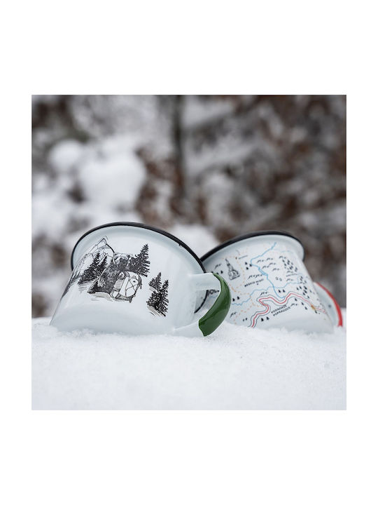 Alpinus White Ceramic Mug