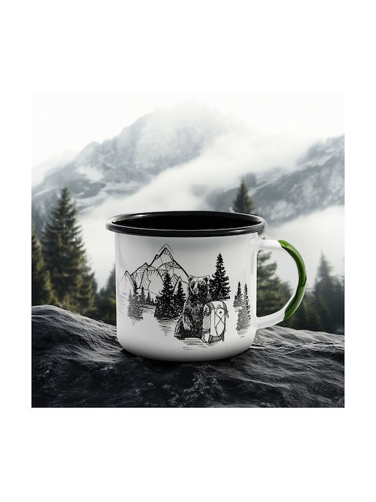 Alpinus White Ceramic Mug
