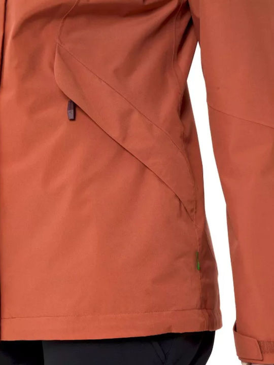 Damenjacke für Winter Orange
