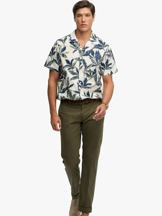 Ovin Short Sleeve Shirt Banana Leaf Ecru