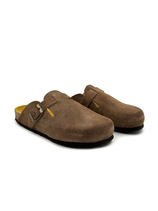 Anatomic Leather Women's Slippers Brown
