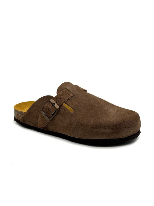 Anatomic Leather Women's Slippers Brown