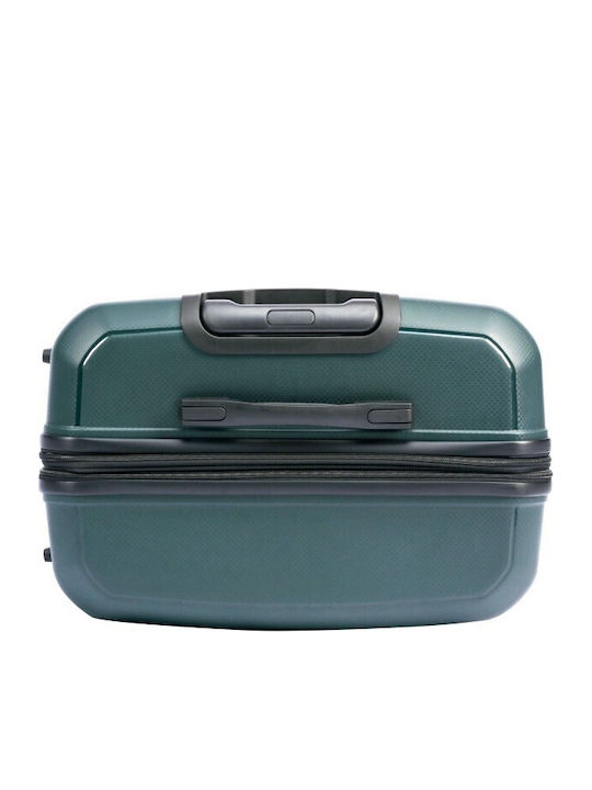 Lavor Cabin Hard Olive Suitcase with 4 Wheels Height 55cm