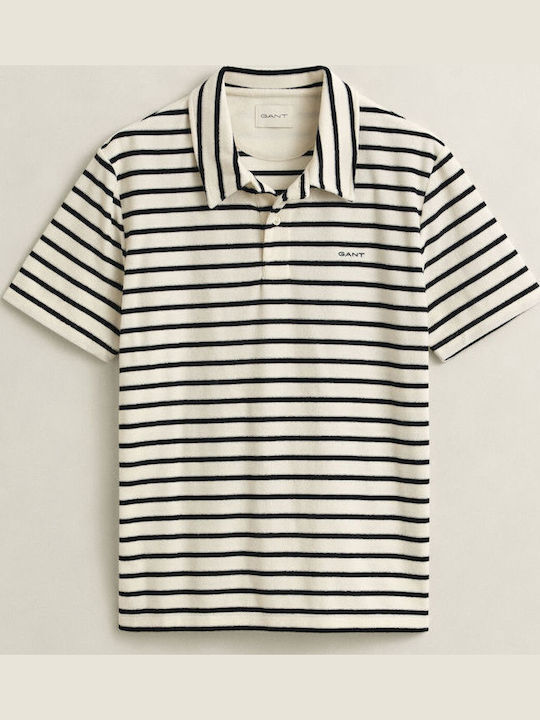 Gant Terry Polo Μπλούζα Κρεμ