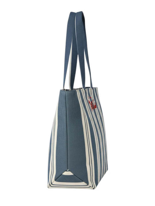 MC2 Fabric Beach Bag Blue