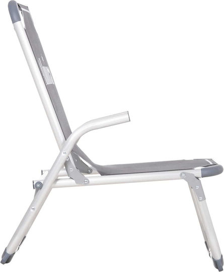 Aluminium Beach Chair Gray
