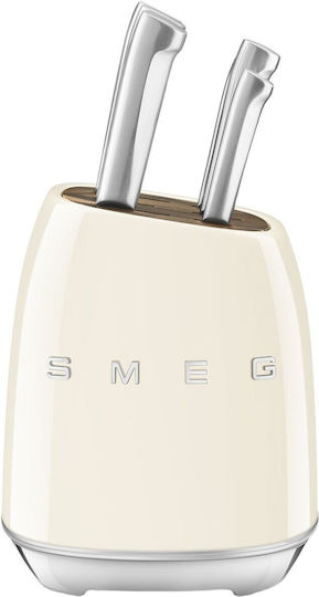Smeg Сет Ножове с Основа от Неръждаема Стомана 7 Броя