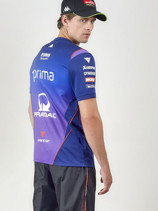 Pramac Αθλητική Μπλούζα Κοντομάνικη Μπλε
