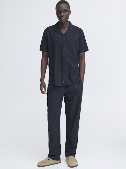 Chino Trousers In Loose Fit Blue