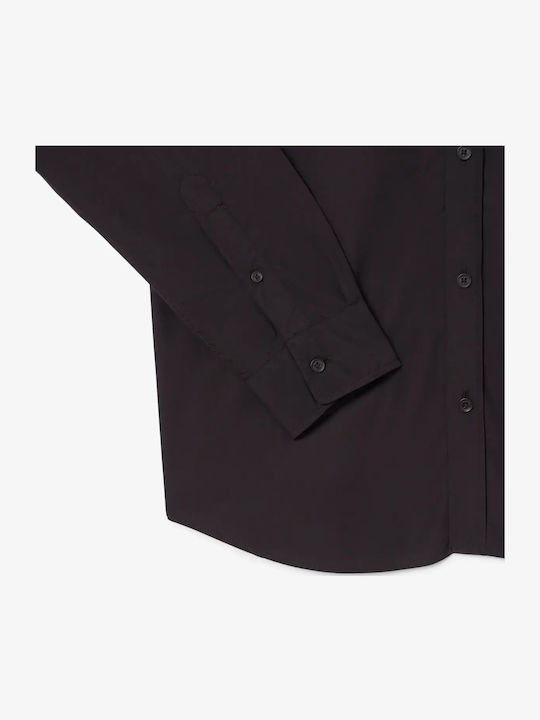Herrenhemden Langärmeliges Braun Shirt