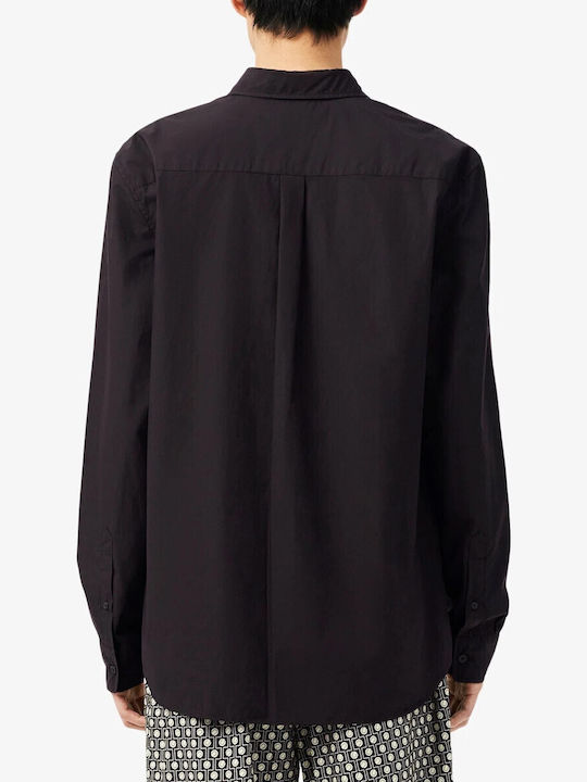 Herrenhemden Langärmeliges Braun Shirt
