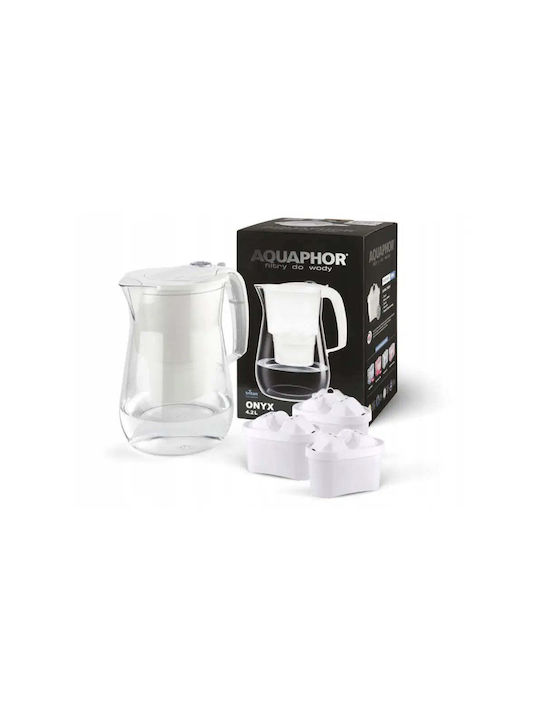 Aquaphor Onyx Κανάτα με 3 Ανταλλακτικά Φίλτρα 4200ml Aquaphor Onyx Κανάτα με 3 Ανταλλακτικά Φίλτρα 4200ml