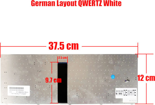German Keyboard for Laptop LG S900 Series S900k S900-u S900k S900-u R700 R701 R702 R703 R704 Rv700 Rv701 Rv702 Rv703 Rv704 Aew341461040k1083q0292 Hmb435ea Aew34146104 Aew34146102 De White Code 41441dewhite