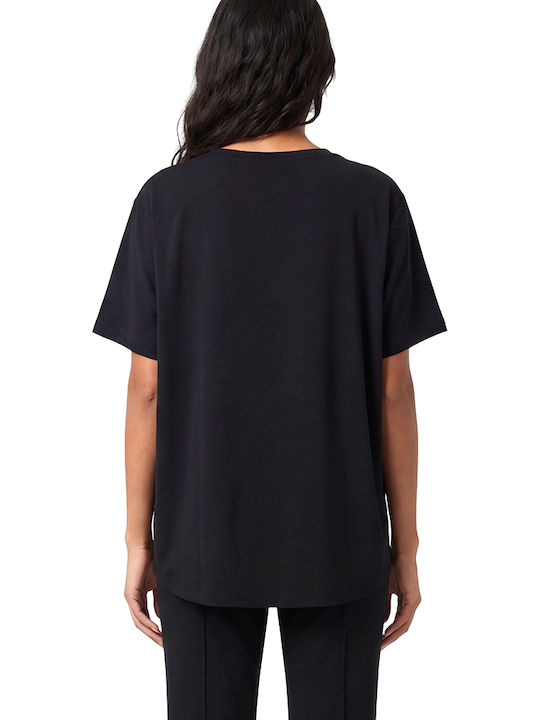 MY T Damen Oversized T-Shirt Schwarz MY T Damen Oversized T-Shirt Schwarz