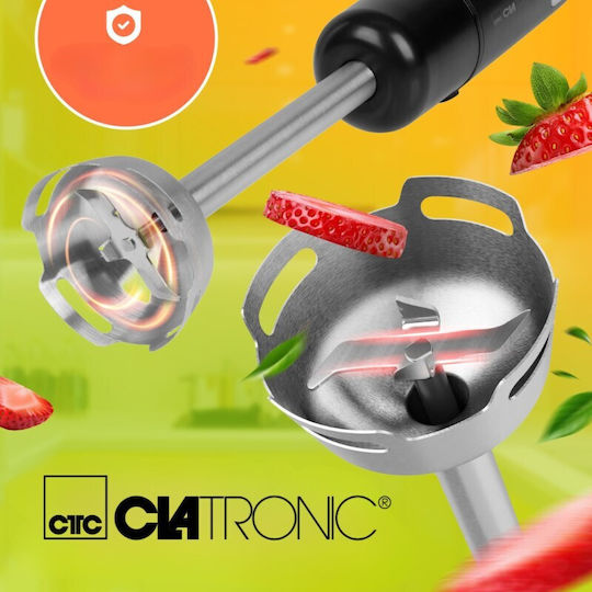 Clatronic Ραβδομπλέντερ με Ανοξείδωτη Ράβδο 800W Μαύρο