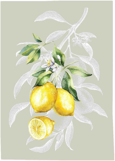Πετσέτα Κουζίνας σε Κίτρινο Χρώμα 50x70cm
