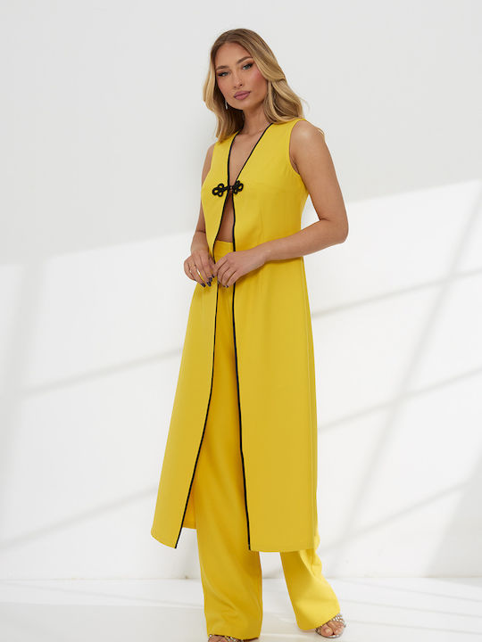 Women's Yellow Set with Trousers