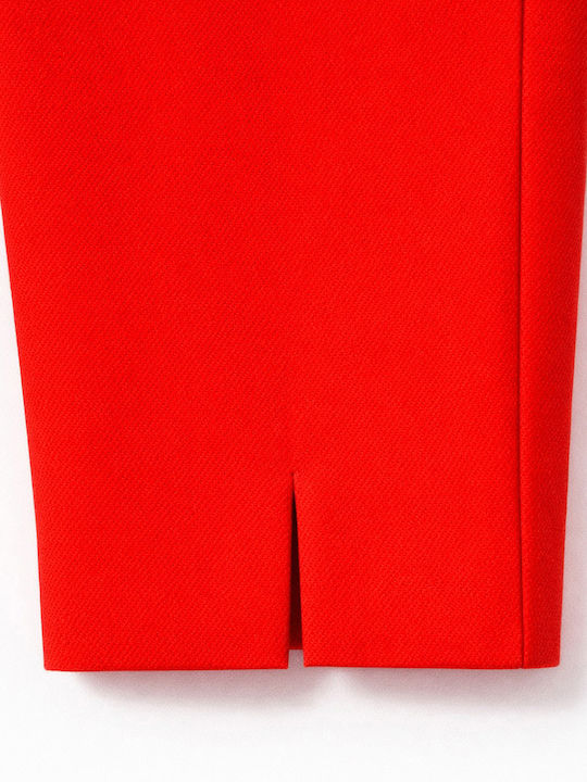 Women's Fabric Trousers Red