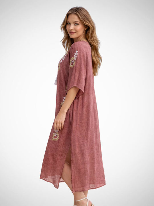 Sommer Midi Damenkleid Saurer Apfel