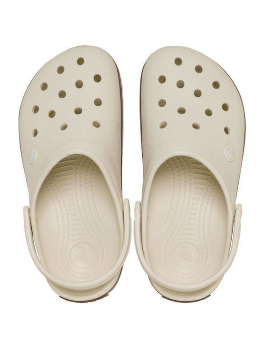 Crocband Crocband Παιδικά Ανατομικά Σαμπό Θαλάσσης Λευκά
