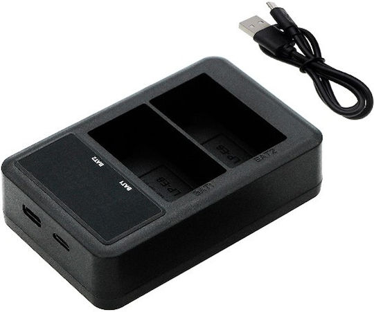 WS Xtreme Power Doppeltes Batterieladegerät Kompatibel mit Canon