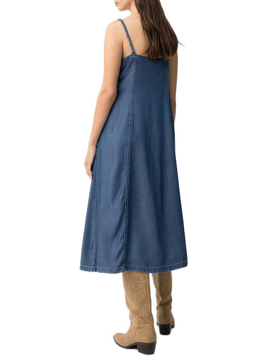 Summer Midi Denim Dress Blue 10065648 M10