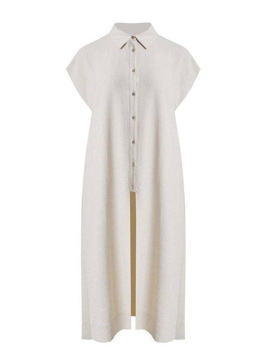 Damenhemden Beiges 8501.7195-Creme