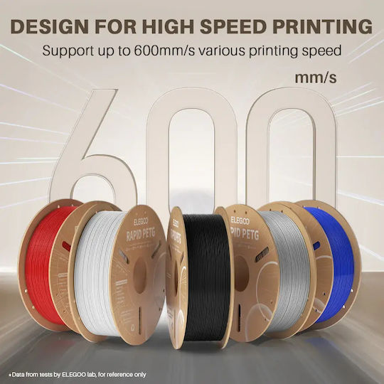 Elegoo PETG 3D Drucker Filament 1.75mm 1.75mm 1kg Graues 1kg