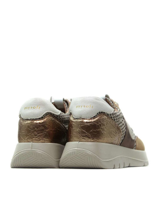 Damentaschen Sneakers Bronze