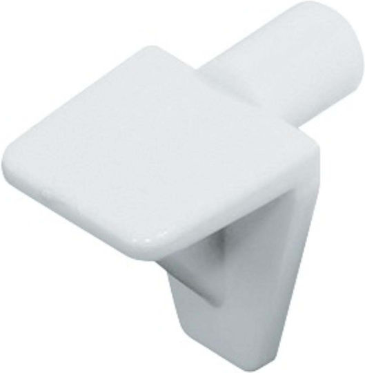 Shelf Bracket Made of Plastic in White Colour 5mm 20 Pieces