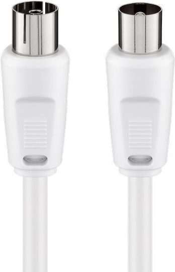 Bridge Cable Antenna Cable Coax Male - Coax Female White 3m 3896 1 Piece