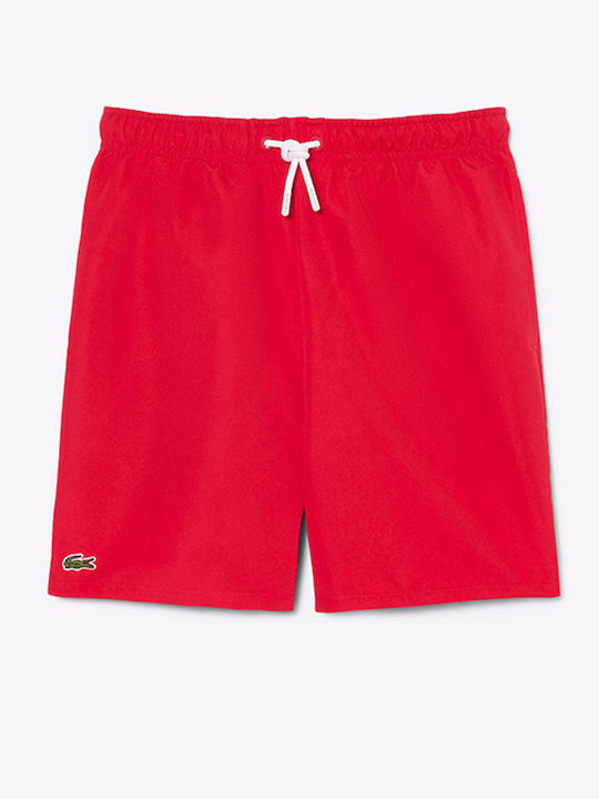 Lacoste Παιδικό Μαγιό Βερμούδα / Σορτς Red
