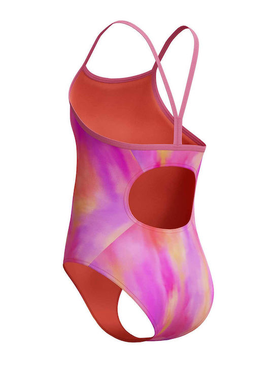 Speedo Детски Цял Бански Pink