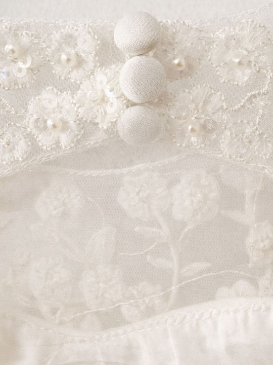 Girls Dress with Ivory Lace
