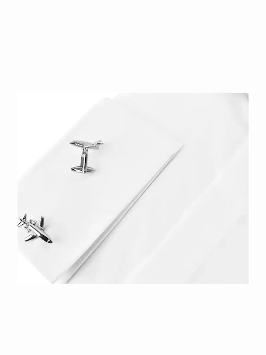 Ascot Cufflinks In Silver Colour
