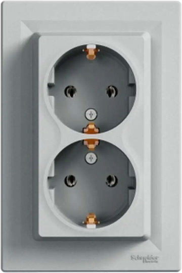 Schneider Electric Asfora Double Power Socket
