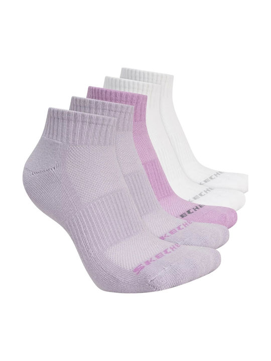 Skechers Terry Спортни Чорапи Лилави 5 Чифта