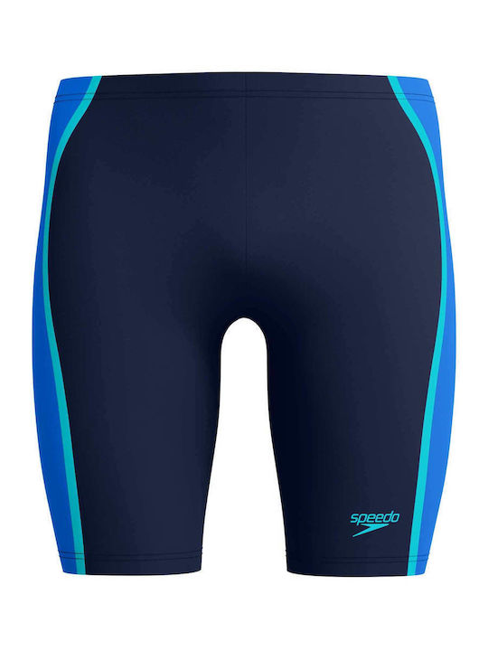 Speedo Men's Racing Jammer Swimsuit Blue