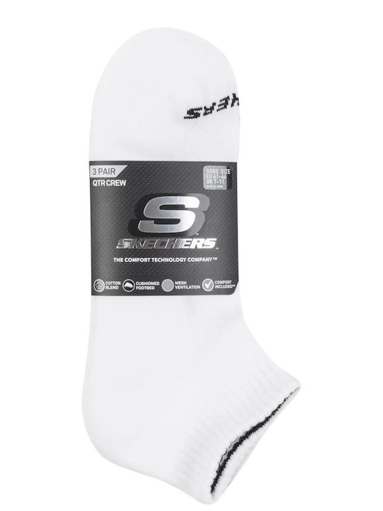 Skechers Terry Спортни Чорапи Бели 3 Чифта