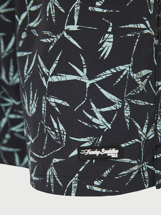 Men's Swimwear Shorts Gray with Prints FBM013-019-16-Anthracite