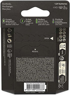 Genius Pack Презареждащи се Батерии AA 2000mAh 1.2V 6 Броя
