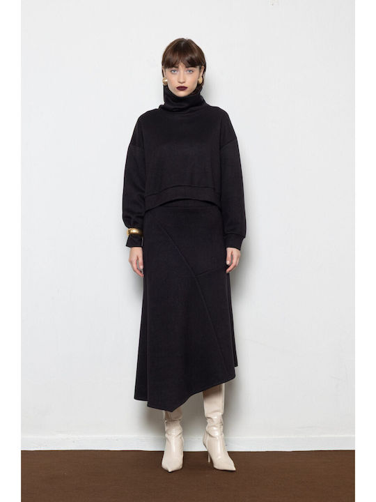 Midi Φούστα Black